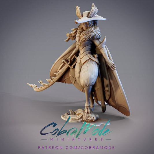 Atropos, Noctuoidea Moth Speculatore | CobraMode | UNPAINTED Miniature in Resin