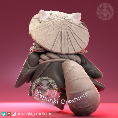 Red Panda | Pepunki Creatures | UNPAINTED Miniature in Resin