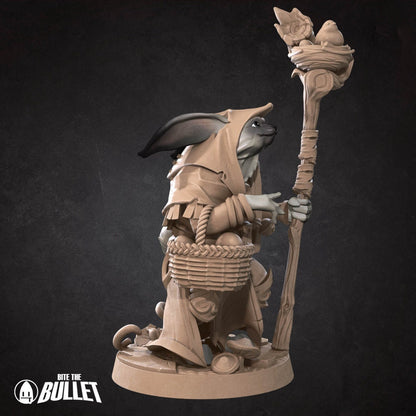 Harengon Druid | Bite the Bullet | UNPAINTED Miniature in Resin
