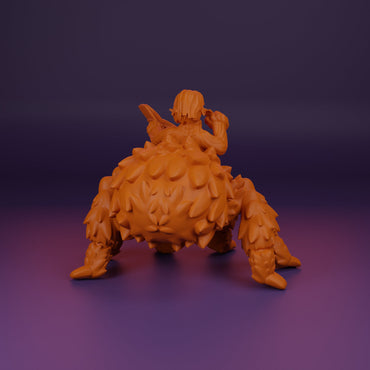 Eli'brari, Drider Book Enjoyer | Spider Girl | Lavender Devilry | UNPAINTED Miniature in Resin