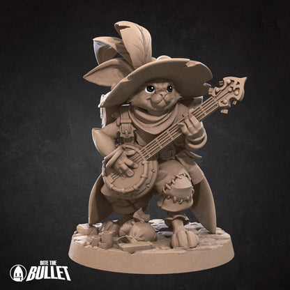Harengon Bard | Bite the Bullet | UNPAINTED Miniature in Resin