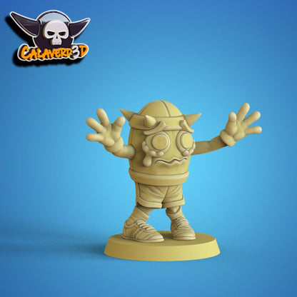 Dimension C-168 Fantasy Football Team (+ Cheerleaders) | Calaverd3D | UNPAINTED Miniature in Resin
