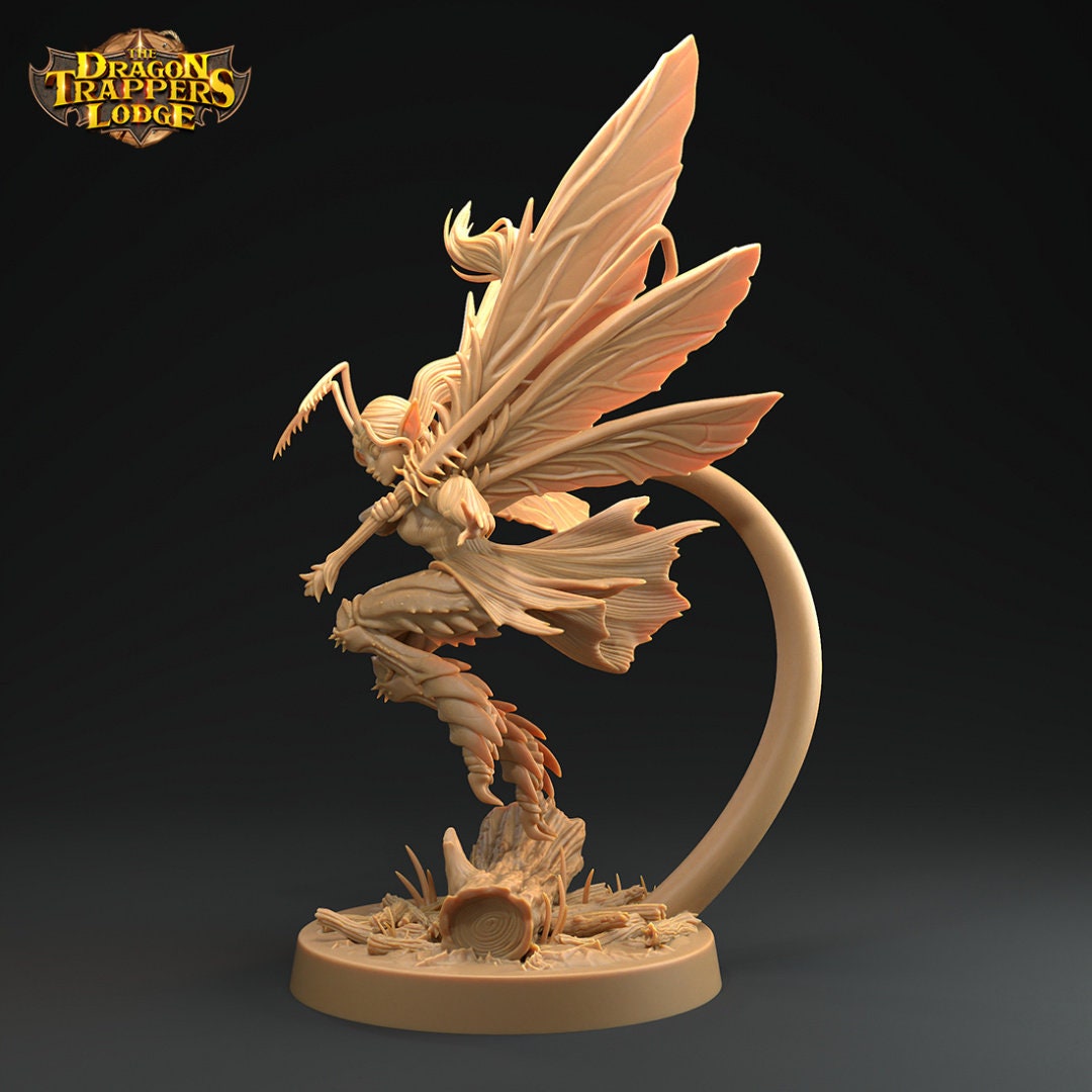 Laureth Fairy Trapper | Unseelie Princess | Dragon Trappers Lodge | UNPAINTED Miniature in Resin
