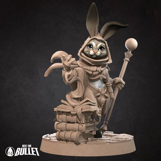 Harengon Wizard | Bite the Bullet | UNPAINTED Miniature in Resin