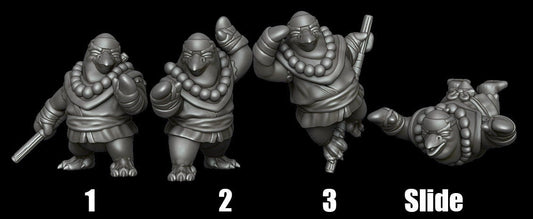 Penguin Party Monk