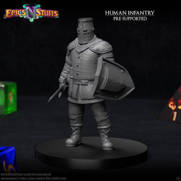 Human Infantry #1 (Set of Five)