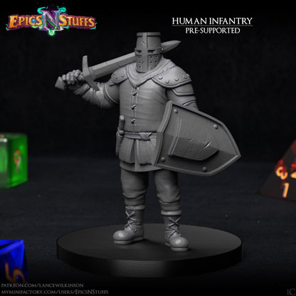 Human Infantry #1 (Set of Five)