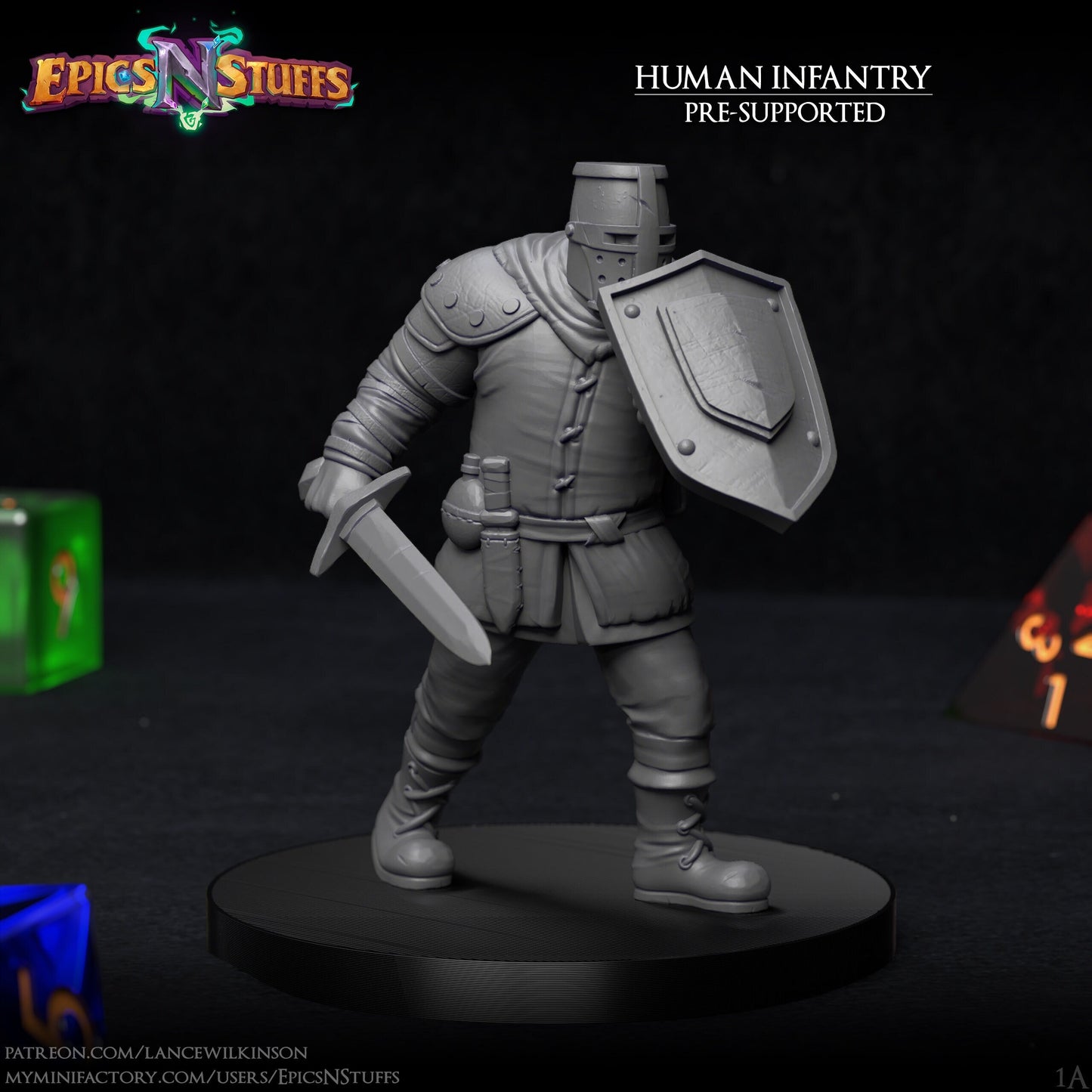 Human Infantry #1 (Set of Five)