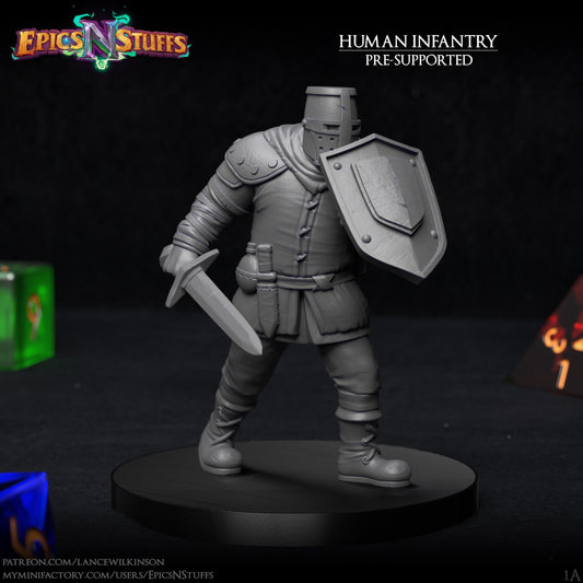 Human Infantry #1 (Set of Five)