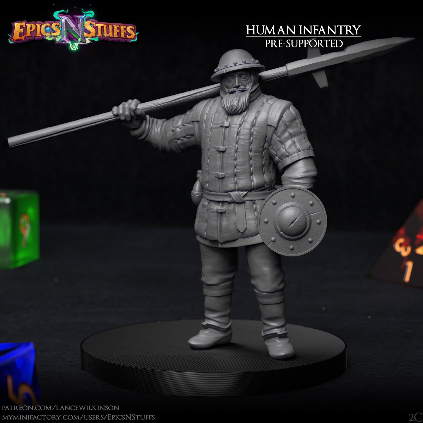 Human Infantry #2 (Set of Five)