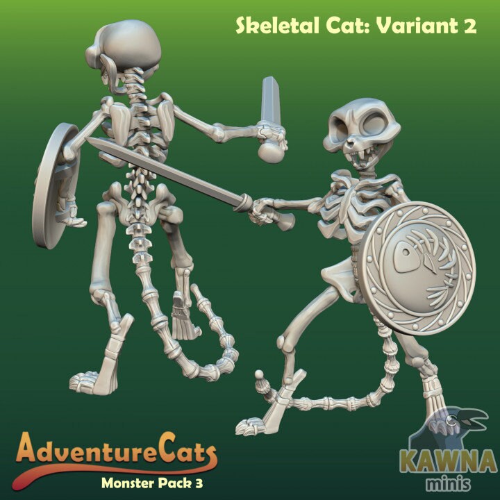 Adventure Cat - Monster Pack 3 (Undead Cats)