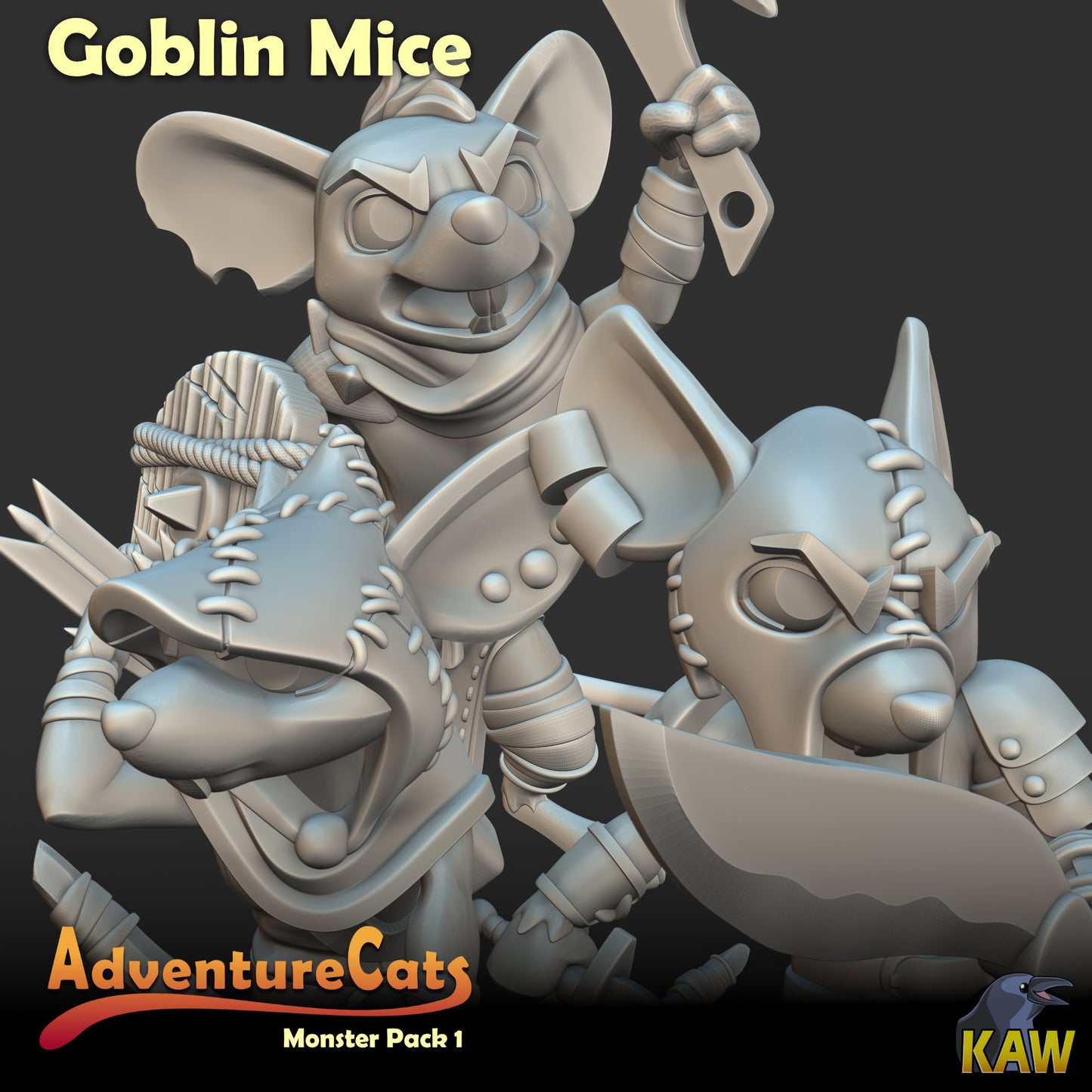 Adventure Cat - Monster Pack 1 (Goblin Mice)