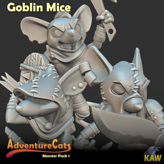 Adventure Cat - Monster Pack 1 (Goblin Mice)
