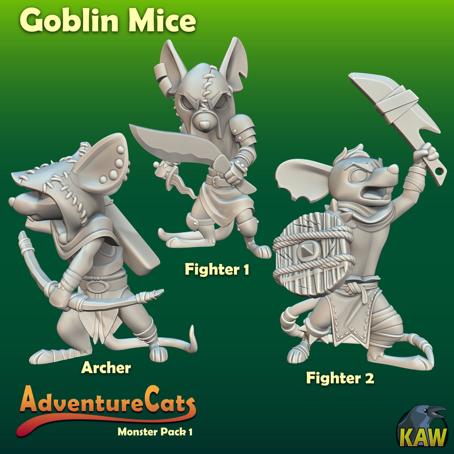 Adventure Cat - Monster Pack 1 (Goblin Mice)