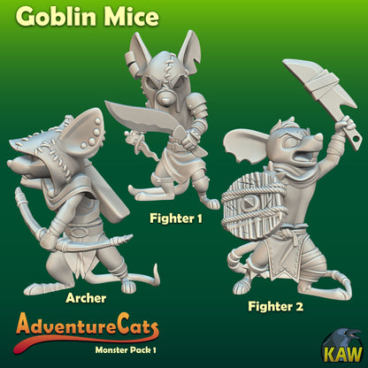 Adventure Cat - Monster Pack 1 (Goblin Mice)