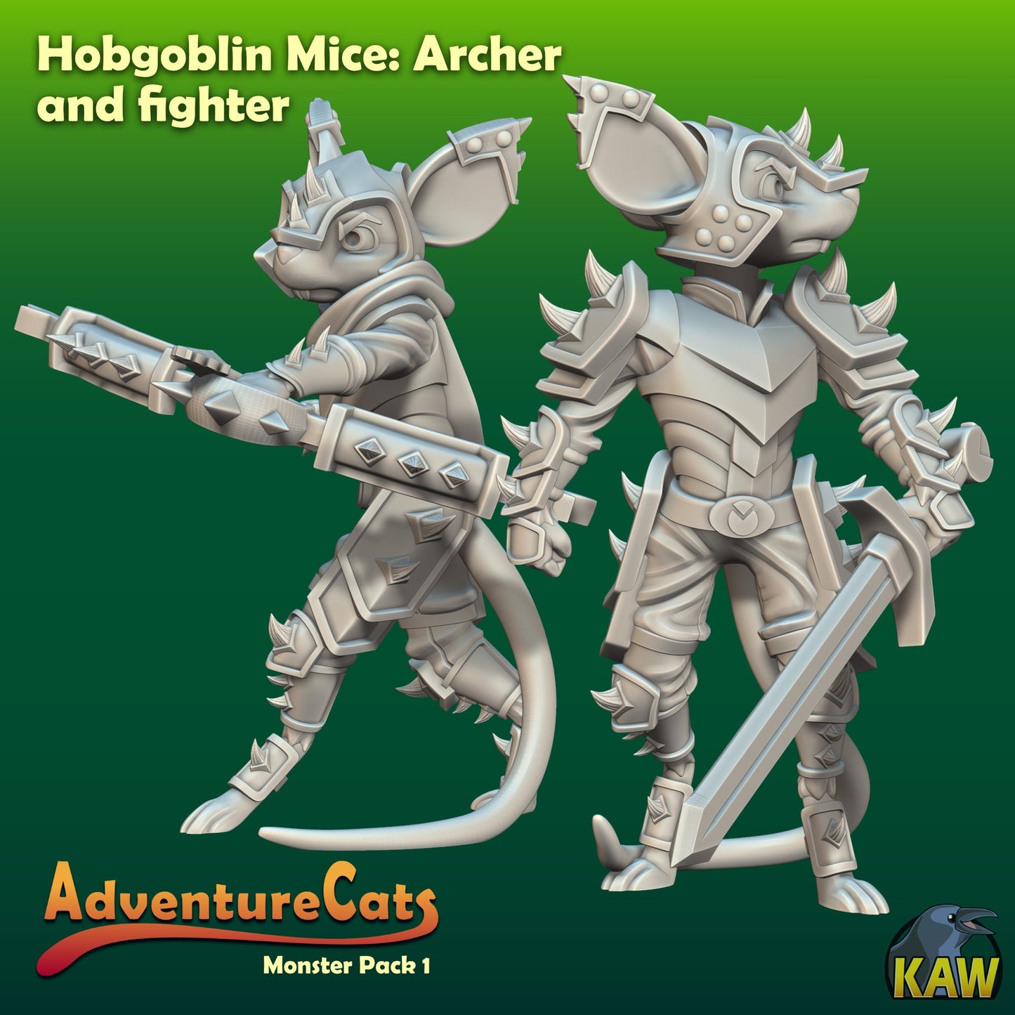 Adventure Cat - Monster Pack (Hobgoblin Mice)