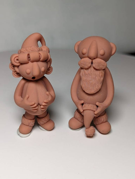 Busted! ornament (unpainted)