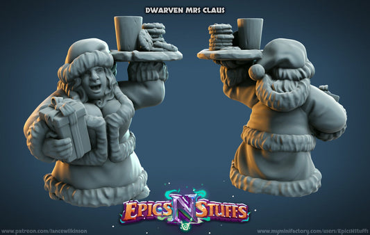 Dwarven Mrs. Santa