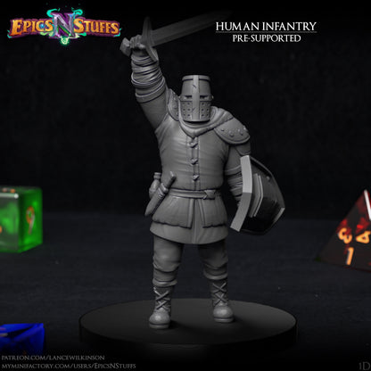 Human Infantry #1 (Set of Five)