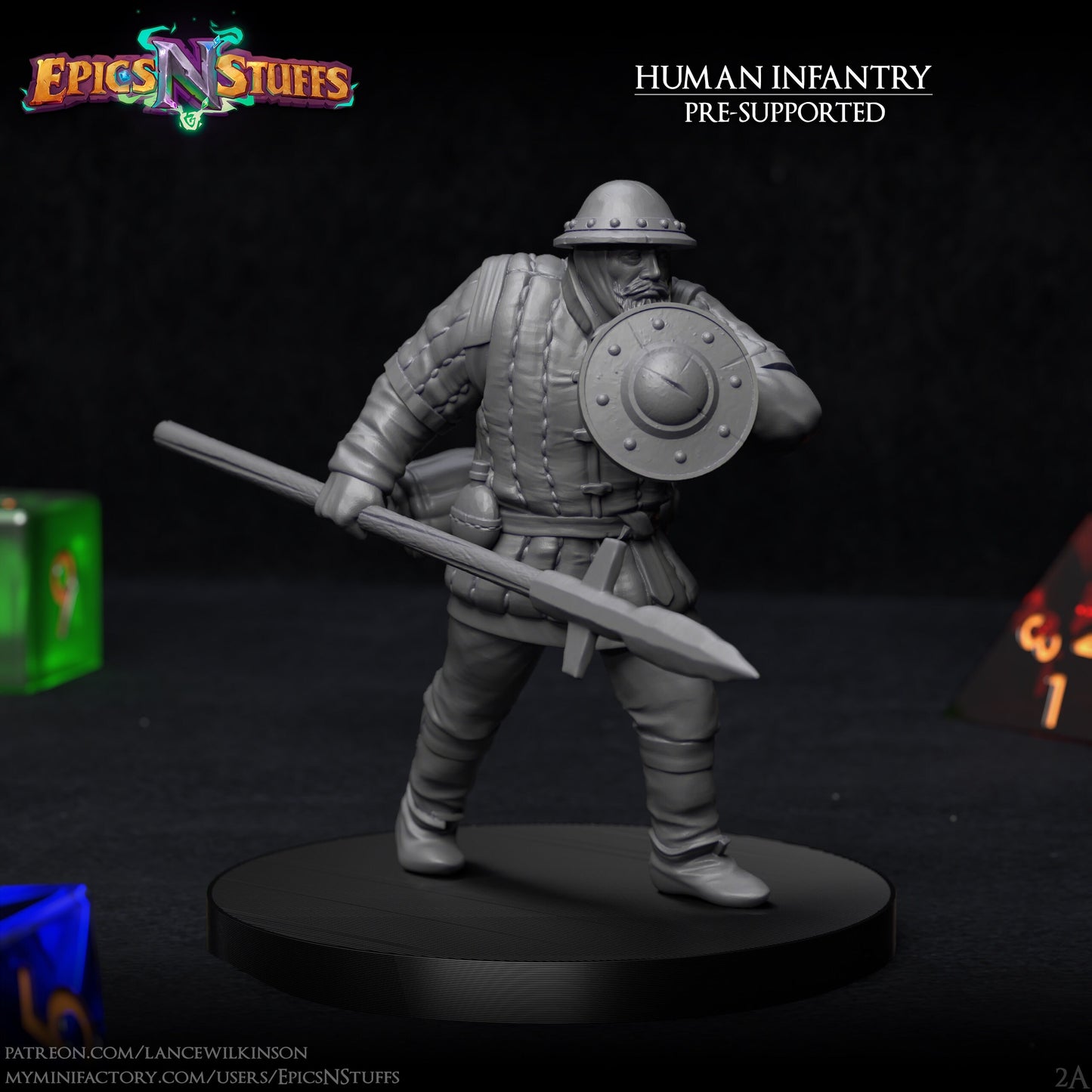 Human Infantry #2 (Set of Five)
