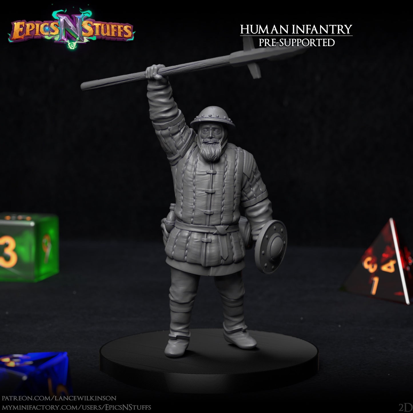 Human Infantry #2 (Set of Five)
