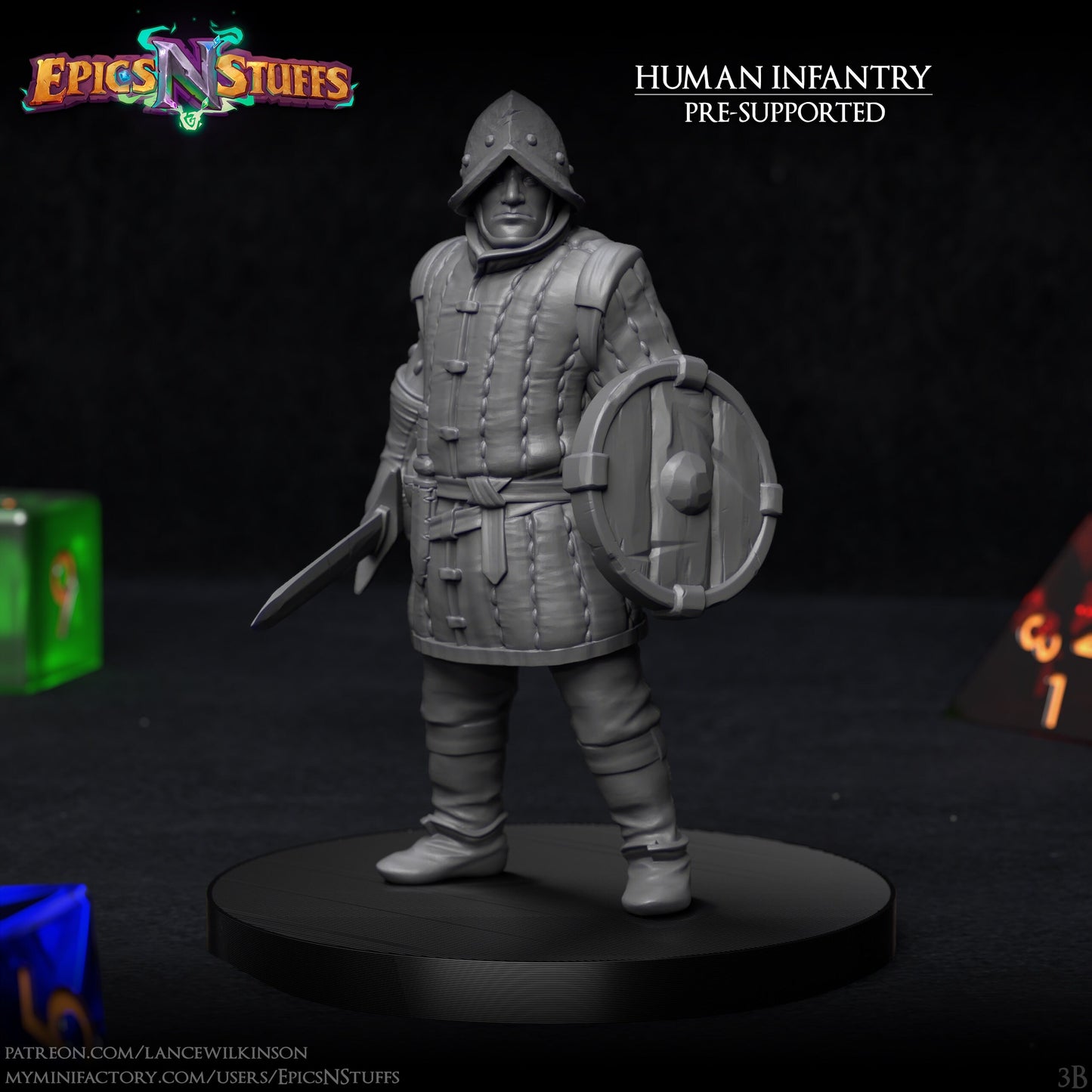 Human Infantry #3 (Set of Five)