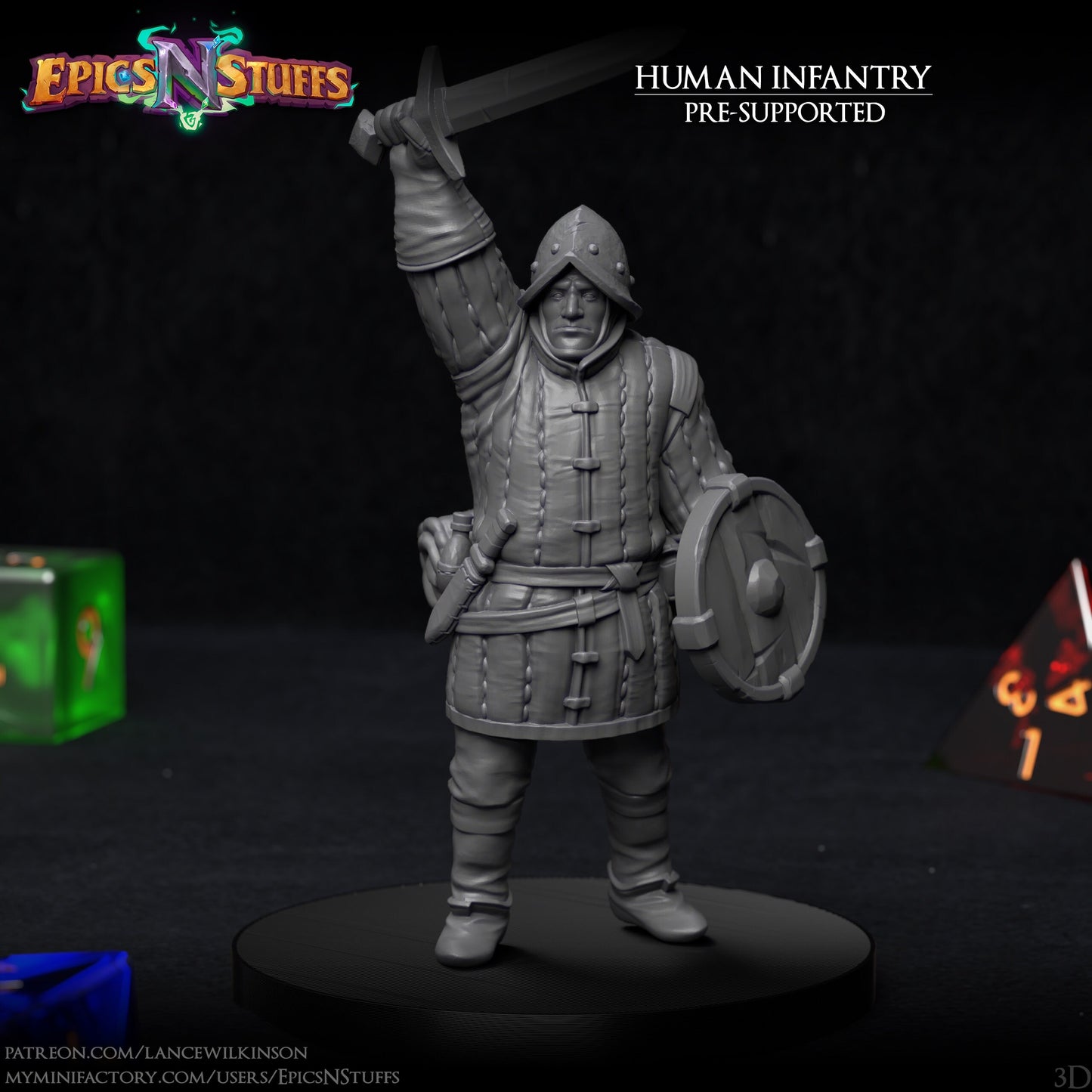 Human Infantry #3 (Set of Five)