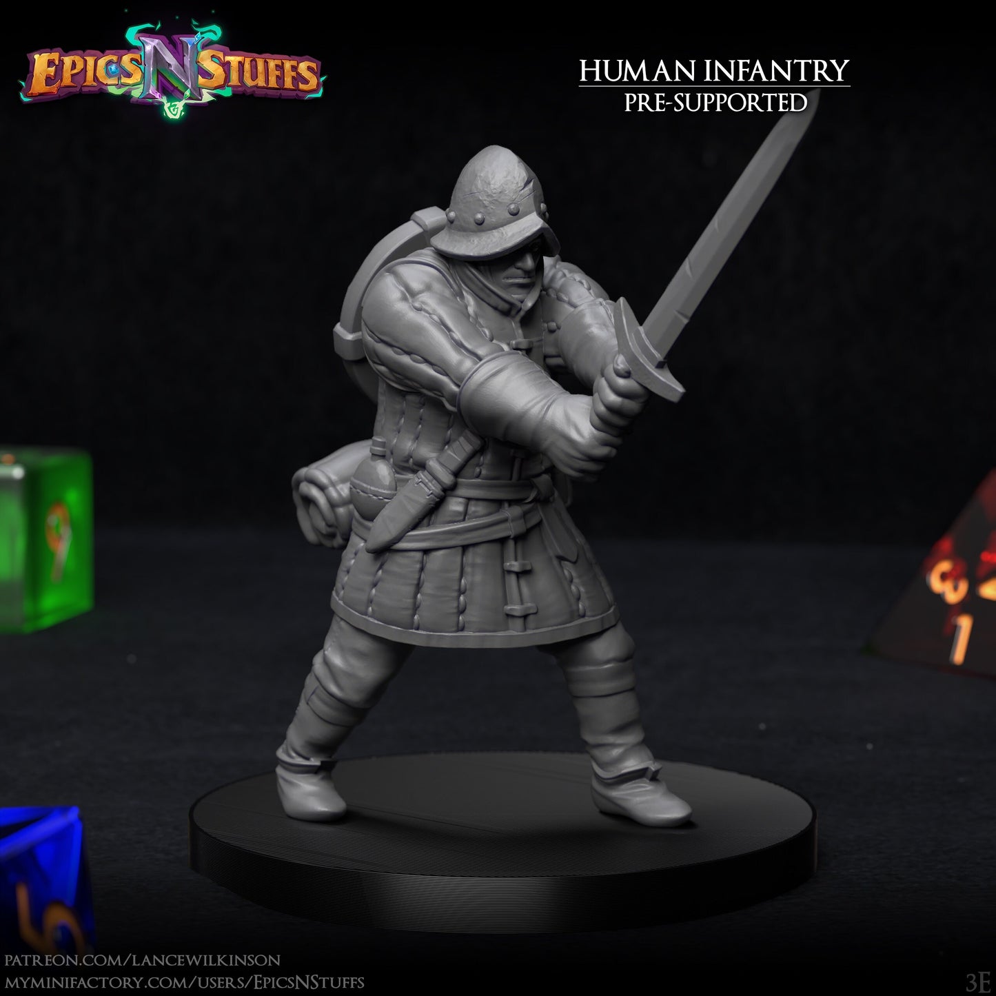 Human Infantry #3 (Set of Five)