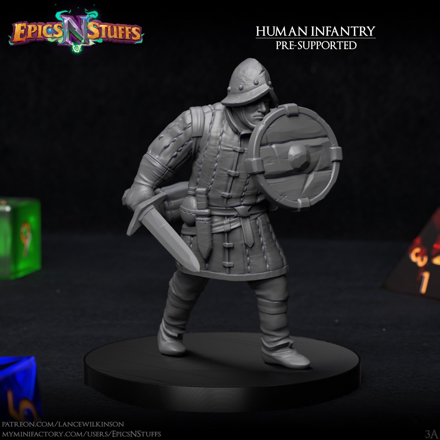 Human Infantry #3 (Set of Five)