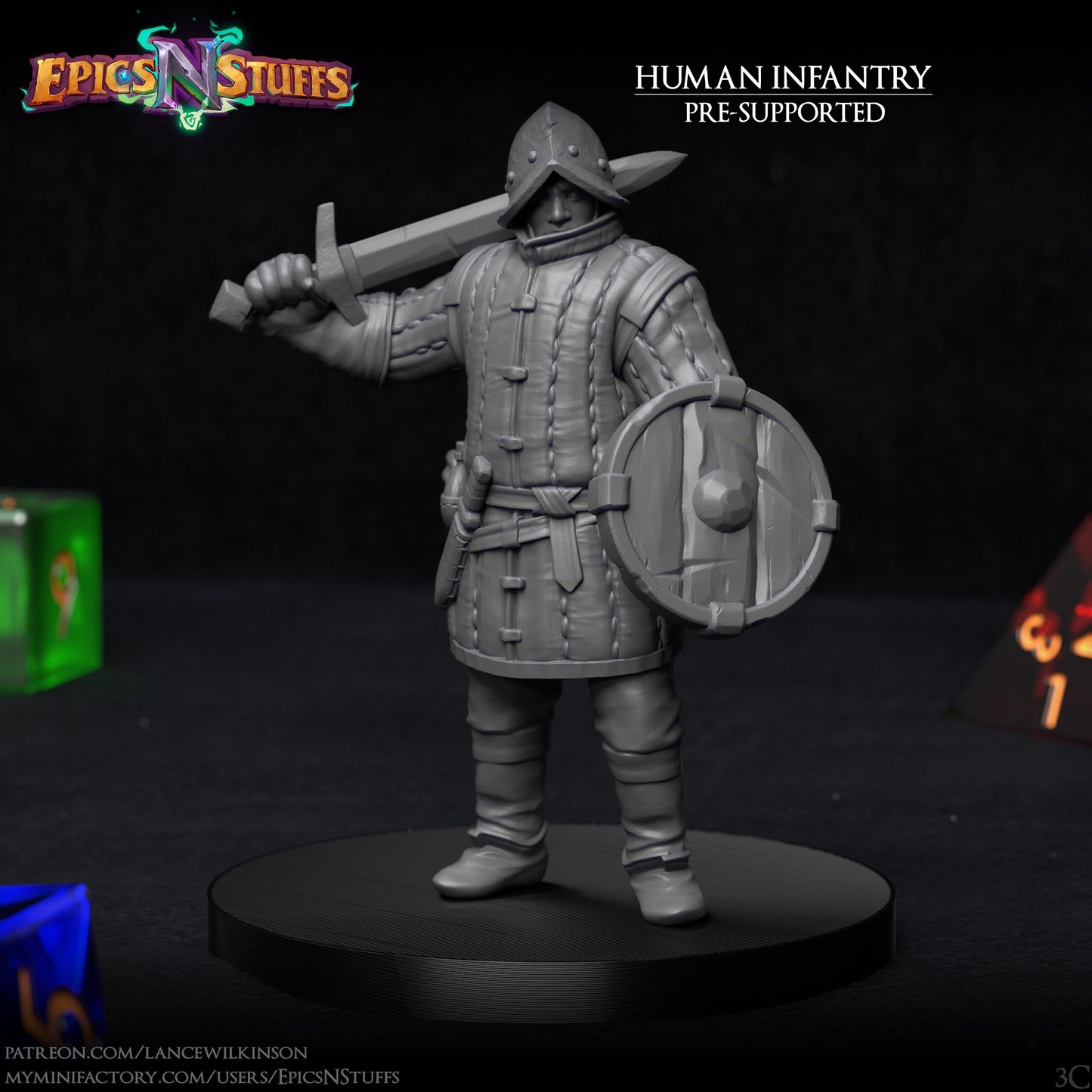 Human Infantry #3 (Set of Five)