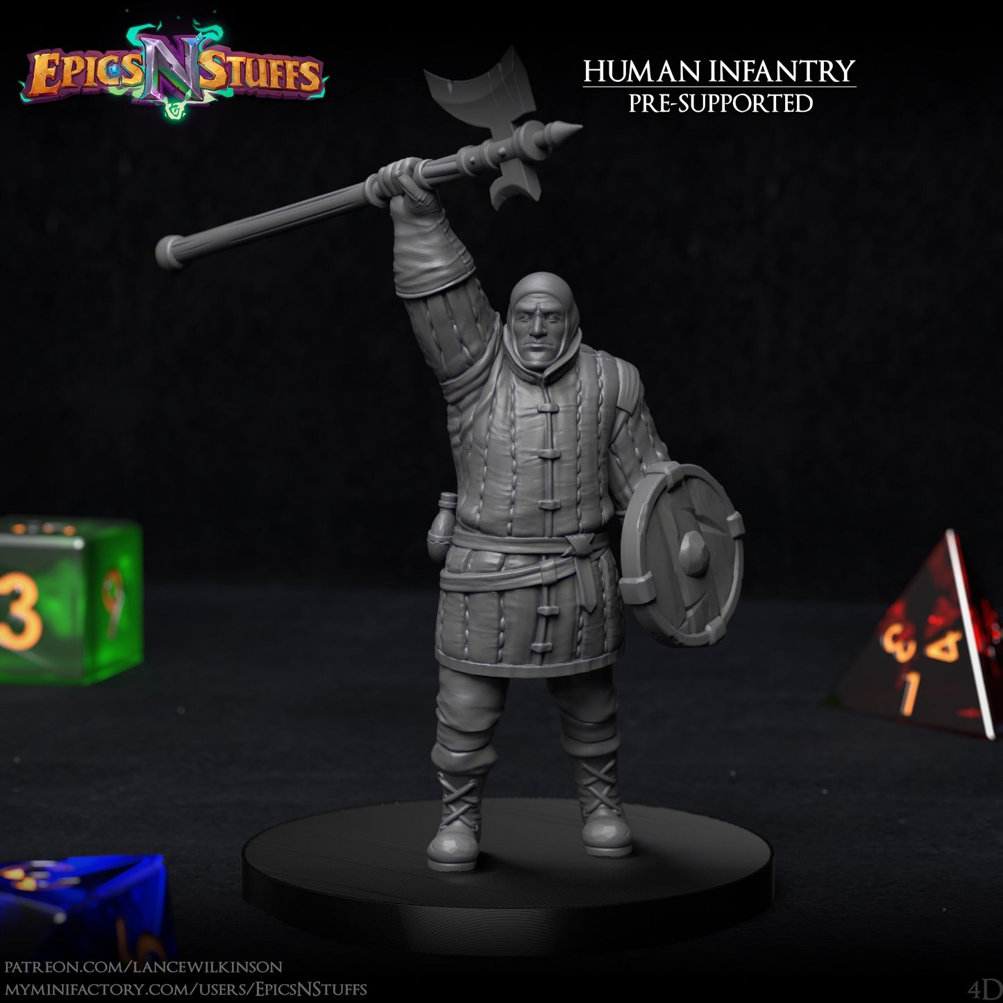 Human Infantry #4 (Set of Five)