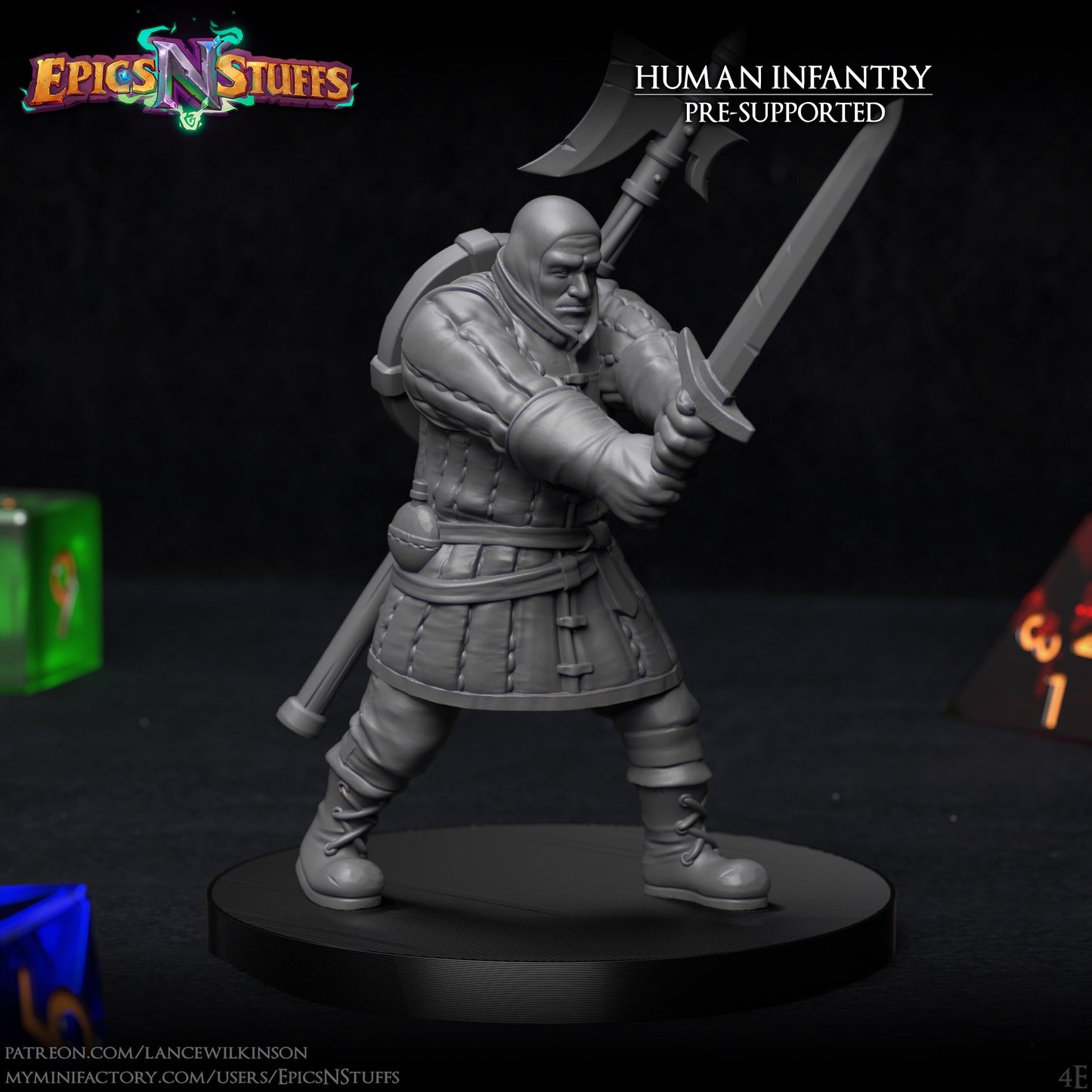 Human Infantry #4 (Set of Five)