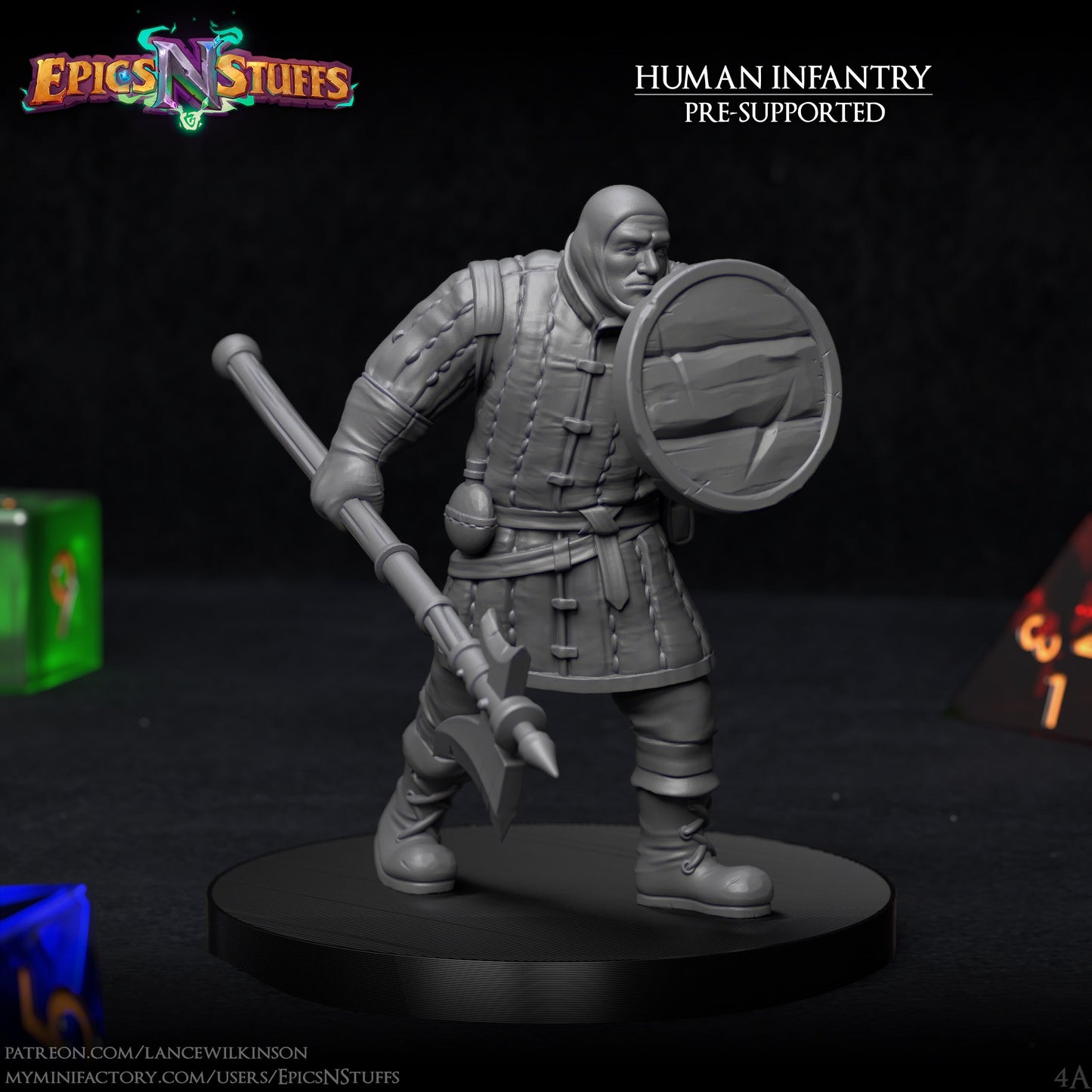 Human Infantry #4 (Set of Five)