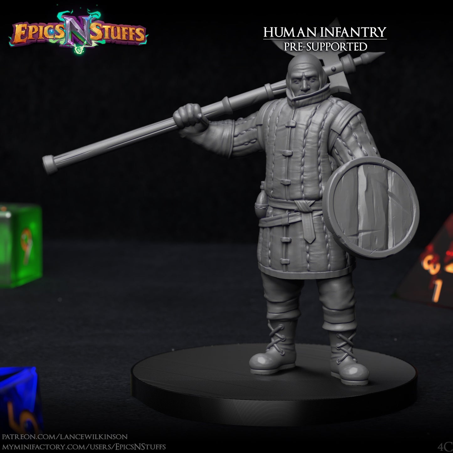 Human Infantry #4 (Set of Five)