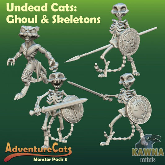 Adventure Cat - Monster Pack 3 (Undead Cats)