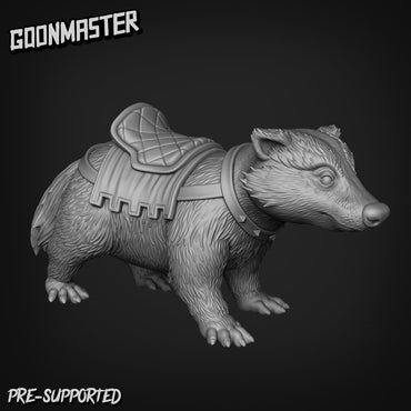 Badger Mounted Rabbit Knight 1