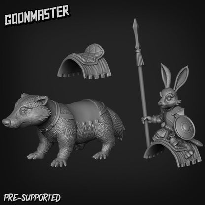 Badger Mounted Rabbit Knight 2