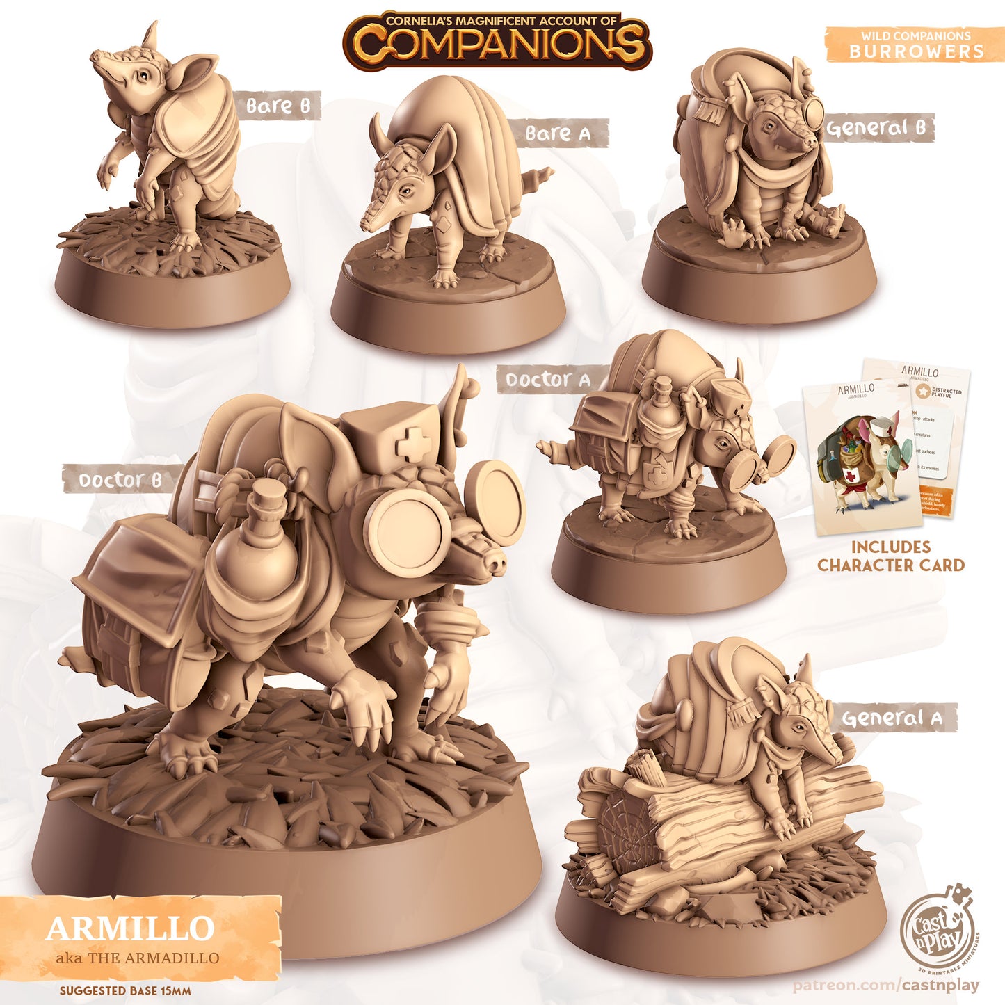 Cordelia's Companions - Armillo - Armadillo