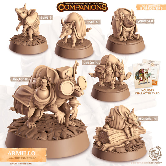 Cordelia's Companions - Armillo - Armadillo