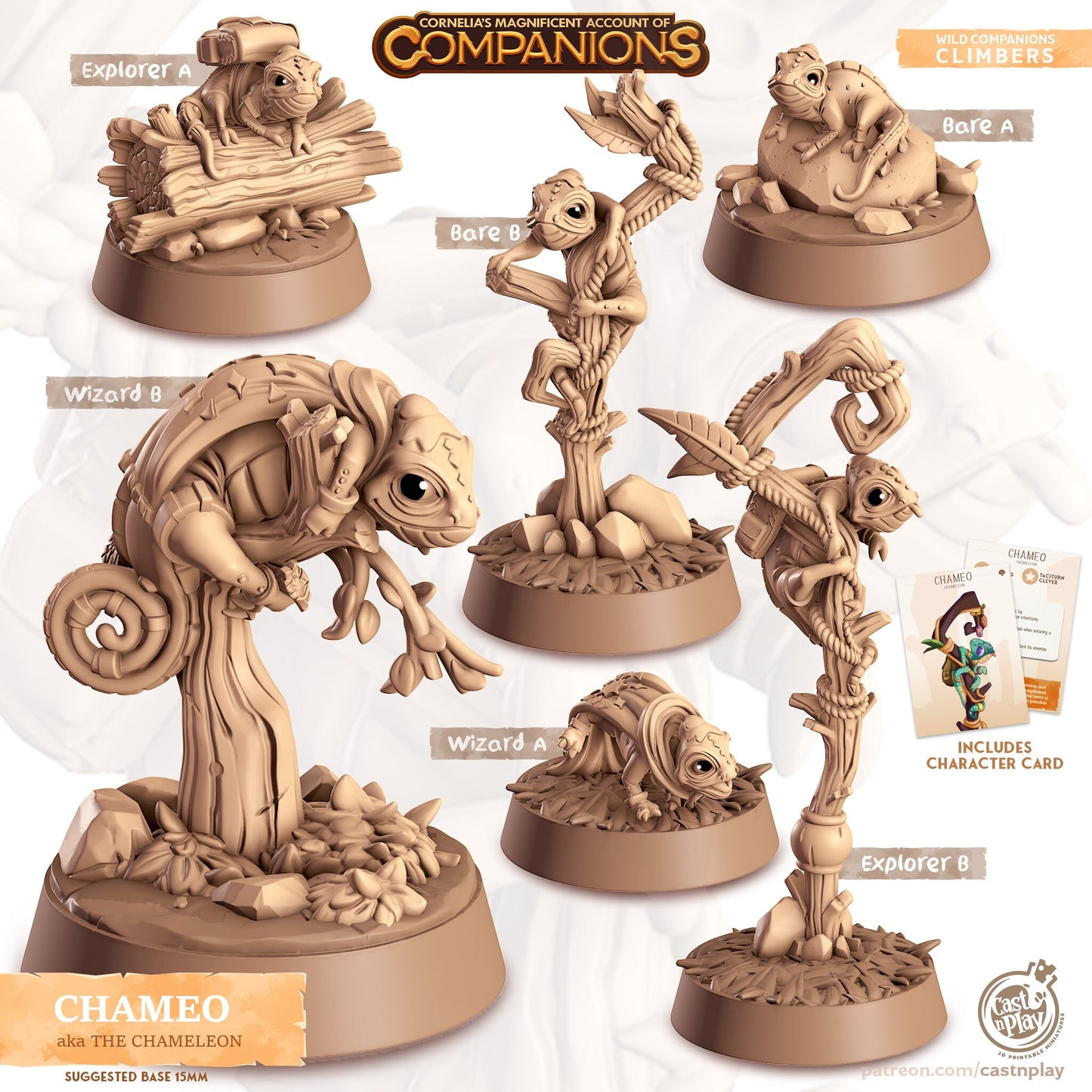 Cordelia's Companions - Chameo - Chameleon