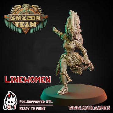 Amazon Fantasy Football Team Linewomen by UGNI