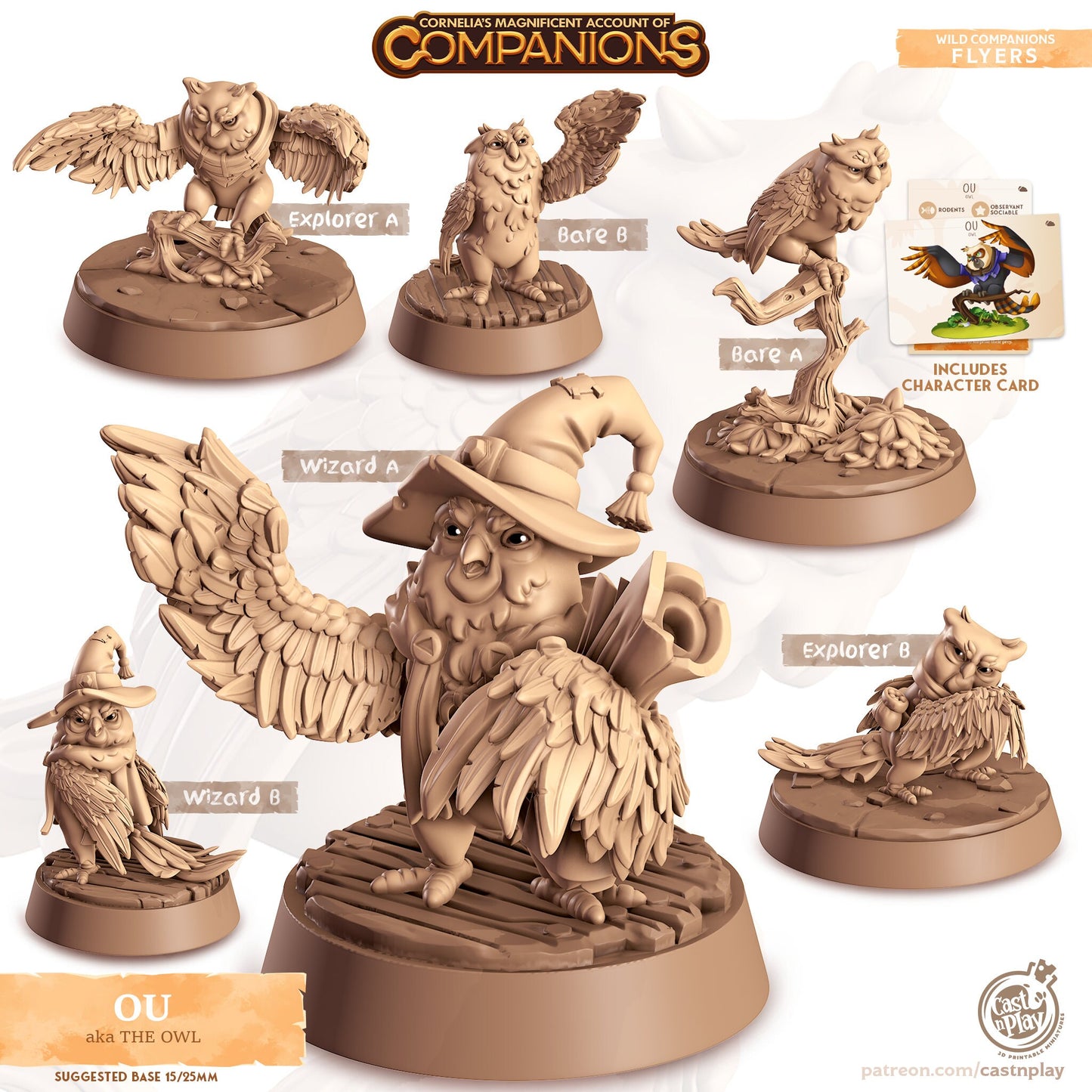 Cordelia's Companions - Ou - Owl