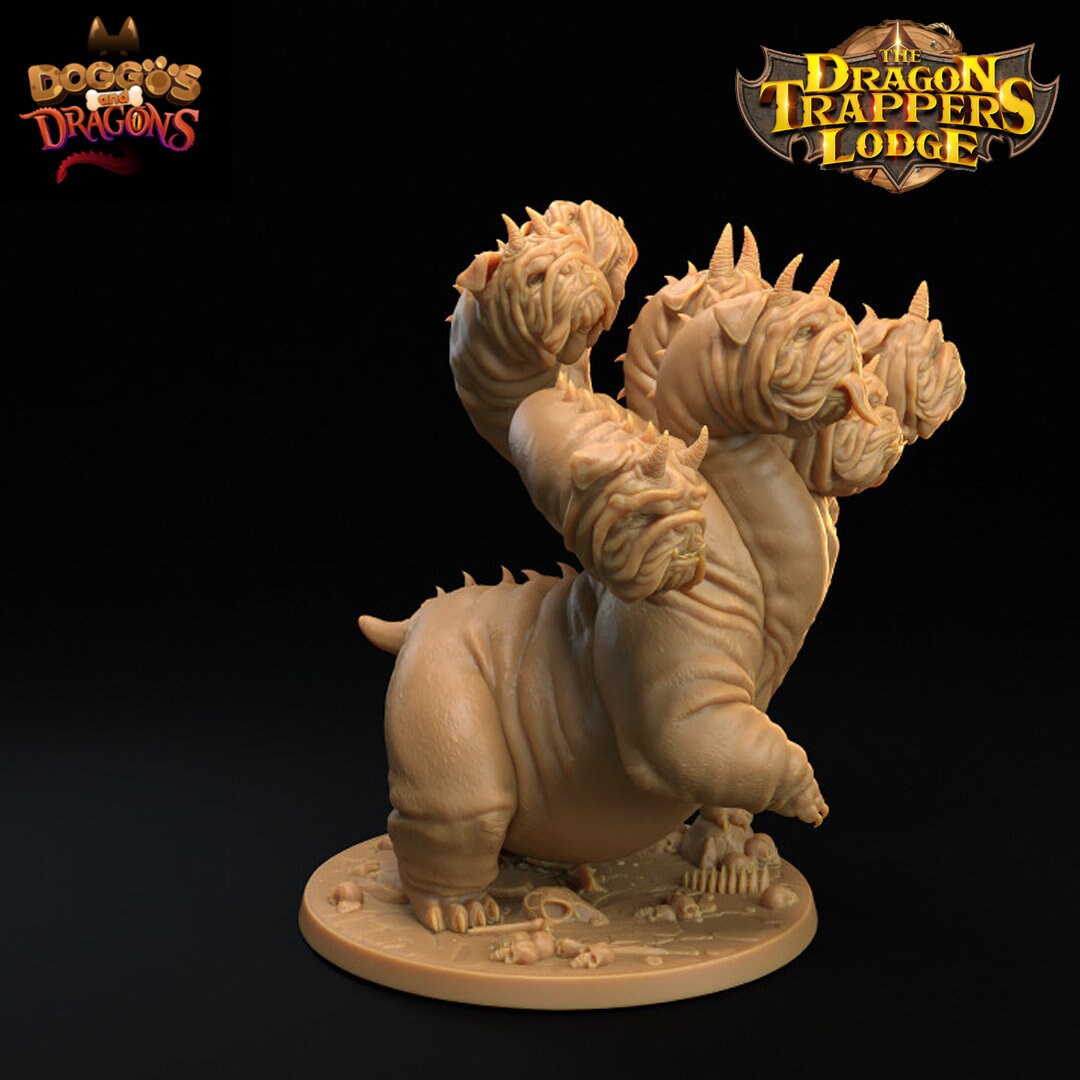 Doggos and Dragons - Bulldog Hydra