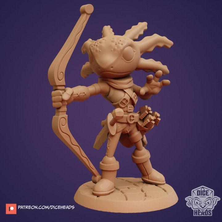 Dice Heads - Zoontalis - Axolotl Adventurers