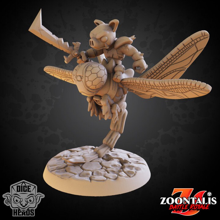 Dice Heads - Zoontalis - Mounted Collection