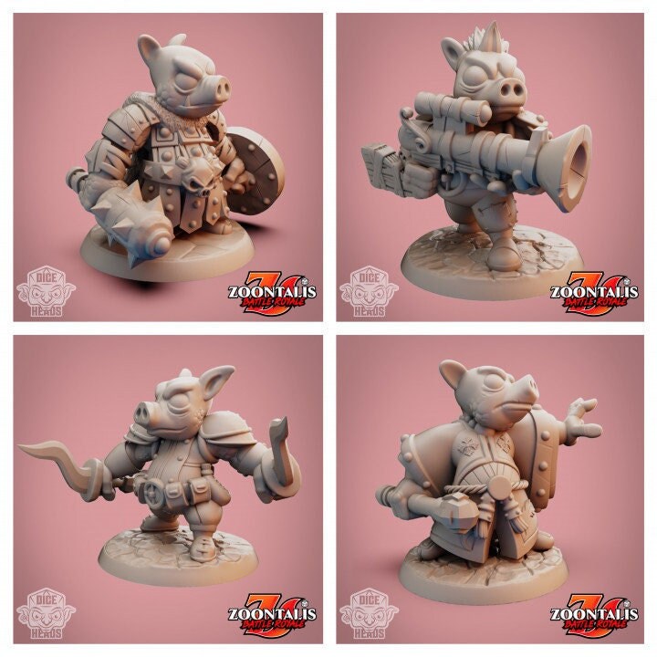 Dice Heads - Zoontalis - Pig Guild