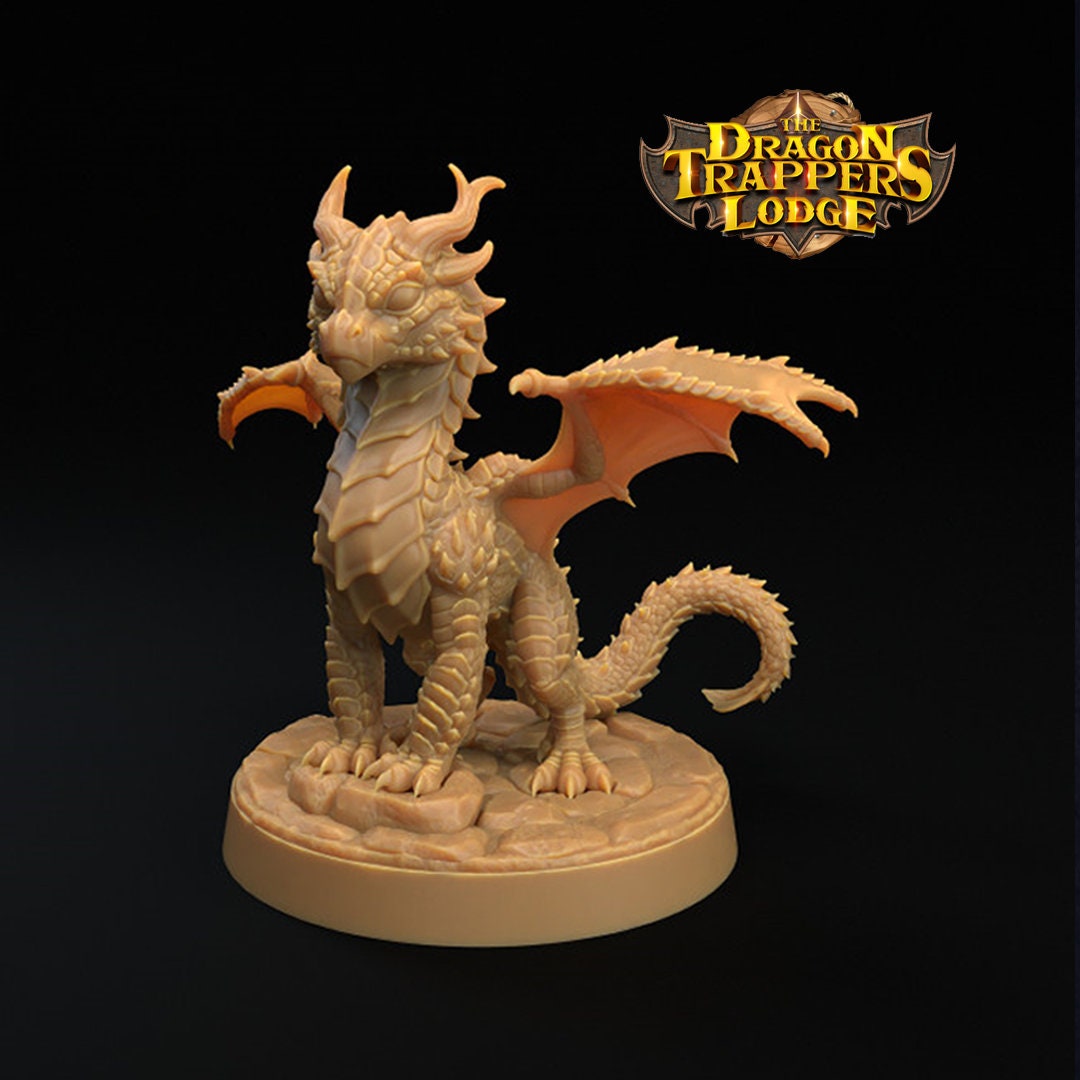 Flamehorn Wyrmling - Dragon Trappers Lodge