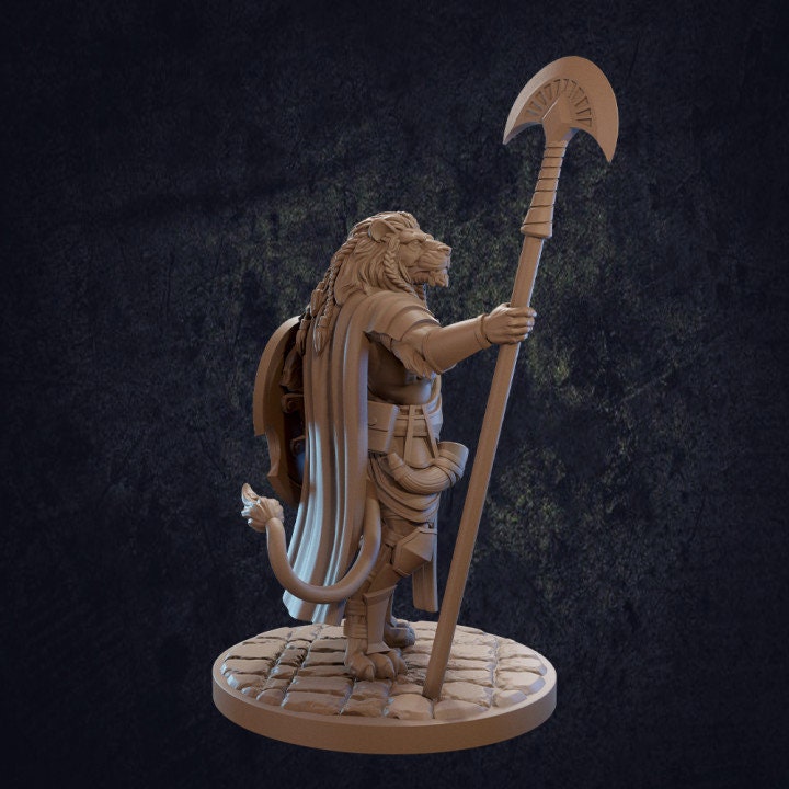 Aechelon Leonin Fighter - Dragon Trappers Lodge