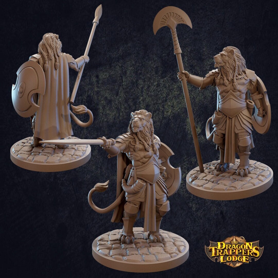 Aechelon Leonin Fighter - Dragon Trappers Lodge