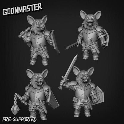 Corgi Knights (4 poses) - Goon Master